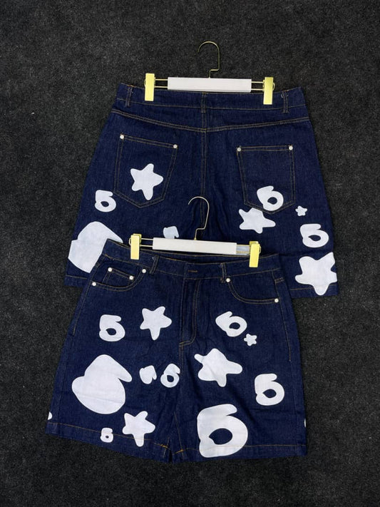 Denim Baggy Shorts