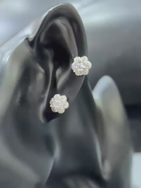 Pure Zicone Diamond Stud Earring