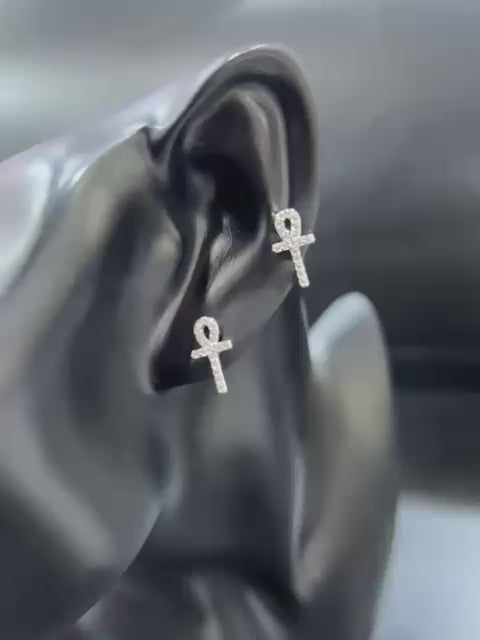 Pure Zicone Diamond Stud Earring
