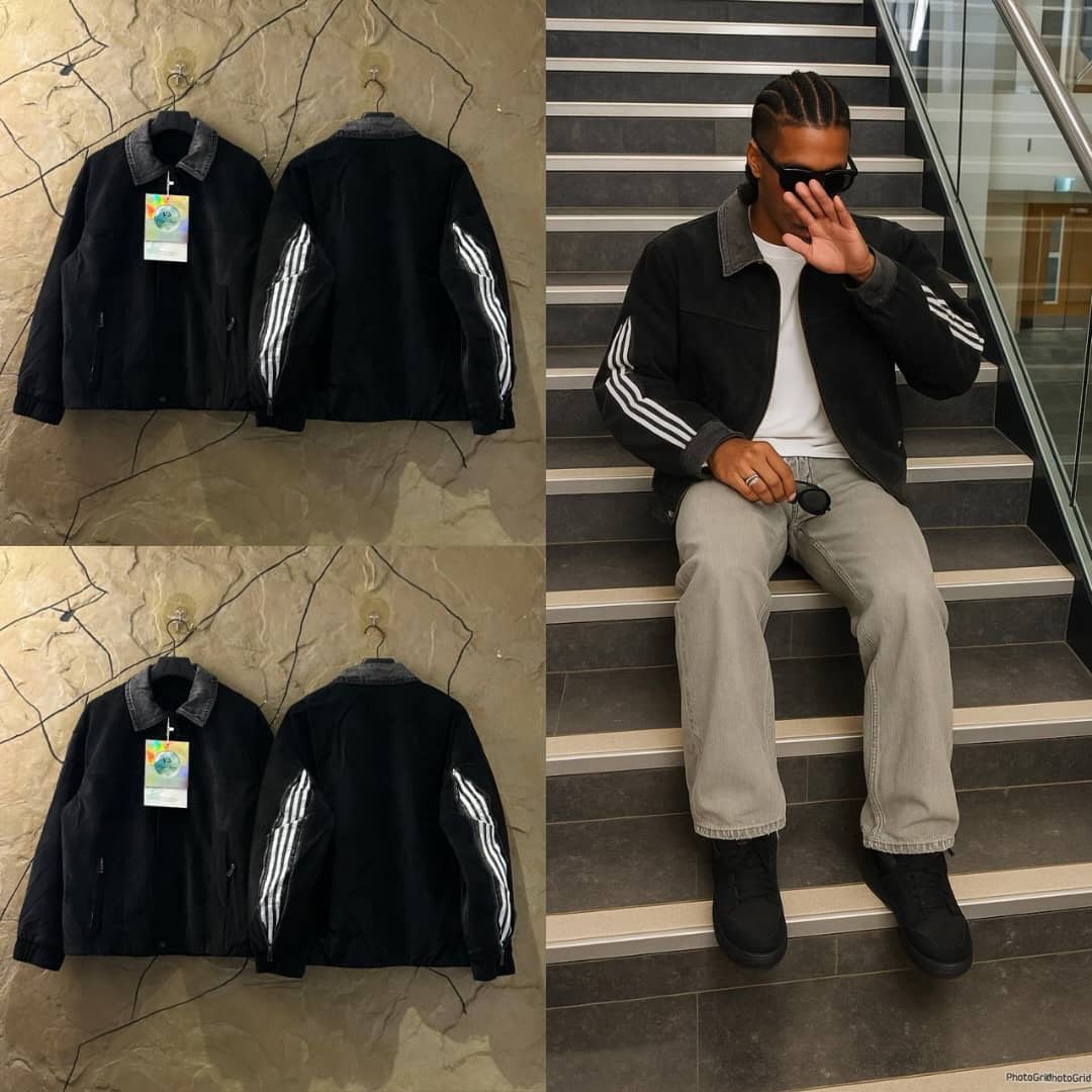 Leather Jean Collar Jacket