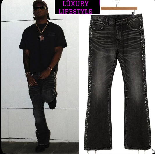 Baggy Studded Jeans